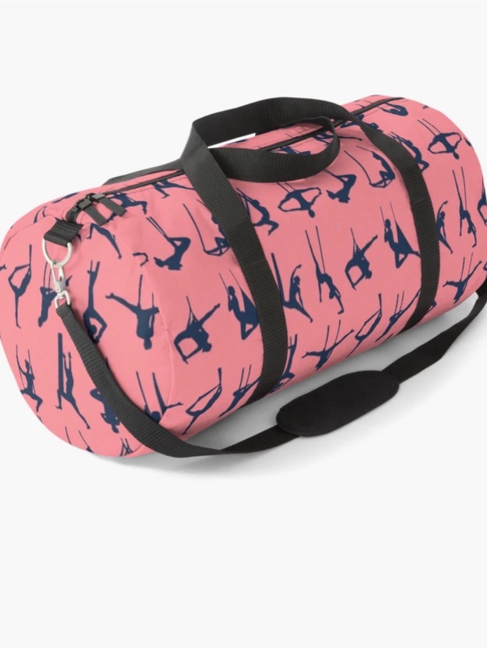 Aerial Yoga Patterned Pink Women’s Shoulder Bag